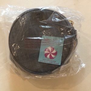 Oh Mint Grey Chambray Jewelry Button